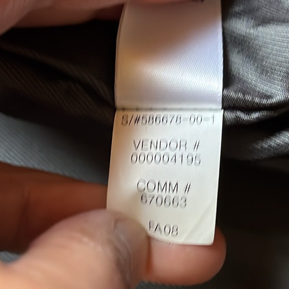 Banana Republic Leather Jacket Men's Large Bomber Style Full Zip Academia Preppy - Picture 14 of 15